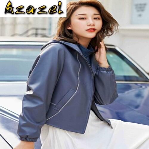 Real Genuine Leather Jacket Women Sheepskin Coat 2020 Spring Autumn Korean Short Moto Coats HQ19-CJX1805A WPY65