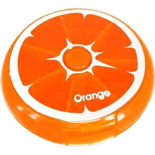 Lovely Cute Fruit Shape Mini Medicine Pill Box Portable 7 Days Weekly Travel Medicine Holder Tablet Case Container