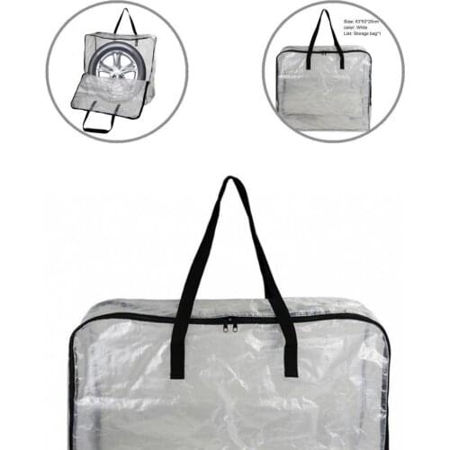 Multi-functional Thicker Transparent Packing Organizer Storage Bags for Travel