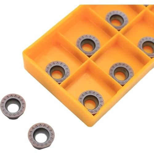 10PCS Carbide insert RPMT10T3MOE JS VP15TF milling turning tools RPMT 10T3MOE JS lathe tool milling cutter CNC tool lathe tool