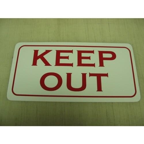 Keep Out Metal Tin Sign Indoor Or Outdoor Sign