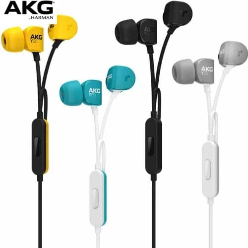 Original AKG Y20U In-Ear Wired Earphone Wire Control with Microphone HIFI Earbuds for Android/IOS/Windows