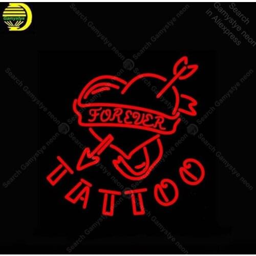 Forever Tattoo Neon Sign Neon Bulbs sign Handcraft Iconic Sign light Lamps Sign display work advertise enseigne lumine fast ship