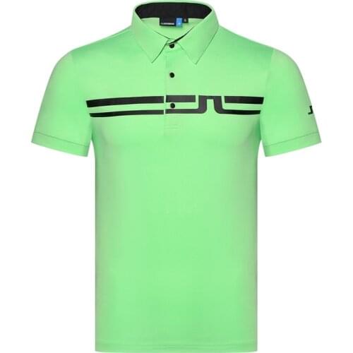 New Golf Wear Mens Polo Shirt Golf Apparel Outdoor Sports 4-color Quick-drying Short-sleeved Breathable Casual Top Golf Shirts