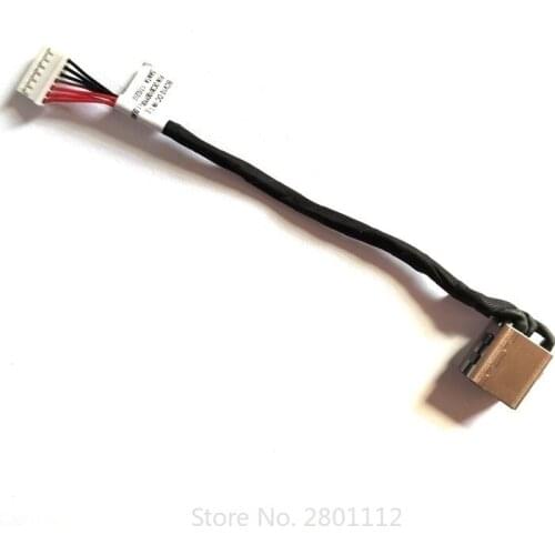 New DC Power Jack for Dell Inspiron 15 7566 7567 Charging Connector Cable P65F P65F001 P65F002 D18KH 0D18KH BCV10 DC30100YY00