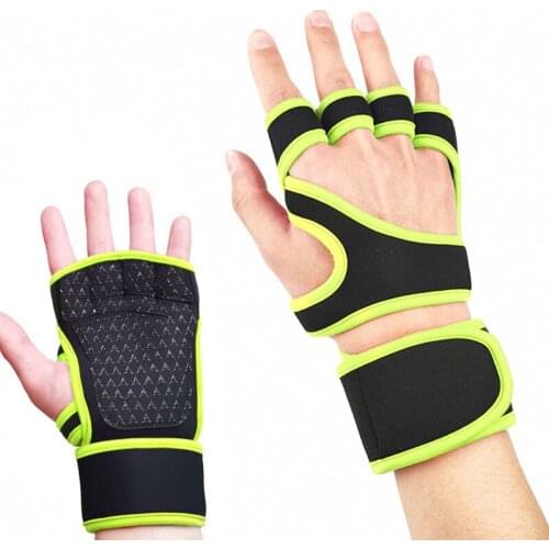 Strength Training Gym Weightlifting Gloves Fitness Half Finger Gloves Crossfit Workout Non-Slip Cycling Yoga Wrist Support