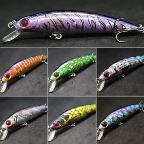 WLure 9cm 7g Plastic beads to Make Crisp Sound Fresh Water Floating Minnow Bronzing and Plating Coating Fishing Lure M641