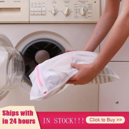 3 Size Mesh Laundry Bag Polyester Laundry Wash Bags Coarse Net Laundry Basket Laundry Bags for Washing Machines Mesh Bra Bag