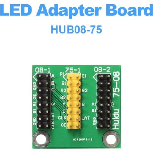 HD HUB08-75 HUB08 transfer to HUB75 port Converter adapter led video display conversion card for full color LED control card