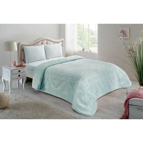 TAC TEXTİLE DOUBLE SIZE SOFT AND THICK BLANKET EMBOSSED BLANKET %100 ACRYLİC HOME DECOR TURKEY TEXTILE SIZE:220X240 3 COLOR