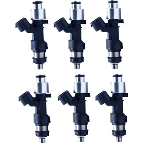 6pcs Fuel Injectors for 90-06 Mitsubishi DSM Eclipse Evo1-9 4G63T High OHMS 750CC