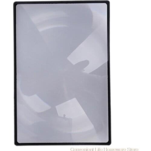 180X120mm Magnifying Glass A5 Flat PVC Magnifier Sheet X3 Book Page Magnification Magnifying Reading Glass Lens Tool Parts