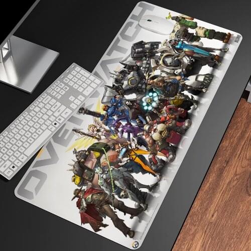 XXL Gaming Anime Mouse Pad Large Mouse Mat Girl Keyboard Computer PC Edge Desk Mat For Overwatch/cs Go Gamer Mousepad