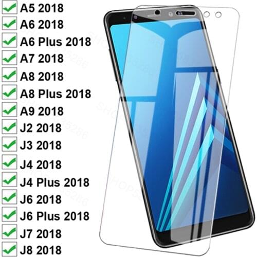999D Protective Glass For Samsung Galaxy A8 A6 Plus A5 A7 A9 2018 Tempered Glass J4 J6 Plus J3 J7 J8 2018 Screen Protector Film