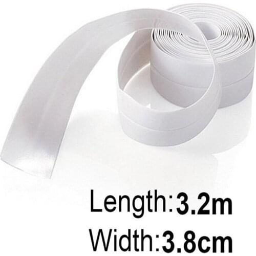 1pcs Waterproof Adhesive Tape Mould proof Tape Wall Sealing Tape for Kitchen and Bathroom self-adhesive White