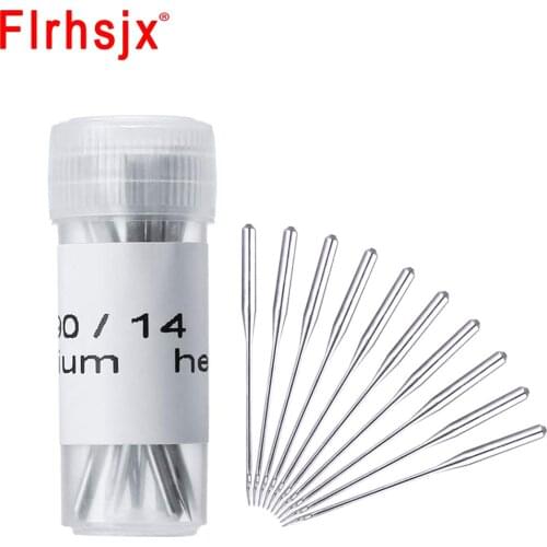 10pcs/lot Sewing Machine Needles 5 Sizes Jeans Universal Regular Point Sewing Needle for Home Sewing Machine Supplies Set