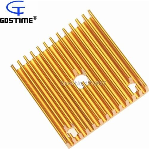 10PCS LOT Aluminum Makerbot Heat Sink 3D Printer Accessories 40 * 11 * 40MM mk7 MK8 Extruder