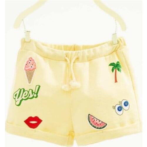 2018 Summer Baby Girls shorts girls embroidery pants Female Child Clothing Hot Child Baby Girl Cute Sweet Flower Shorts