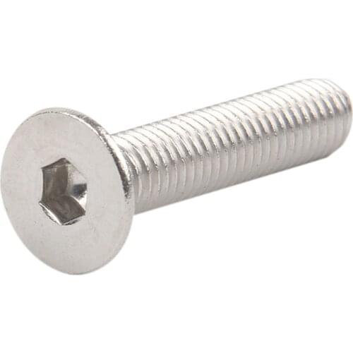 5/20PCS M2 M3 M4 M5 Countersunk Bolt Csk Allen Key Socket Screws A2 Stainless Steel Hex Socket Head Countersunk Allen Screws