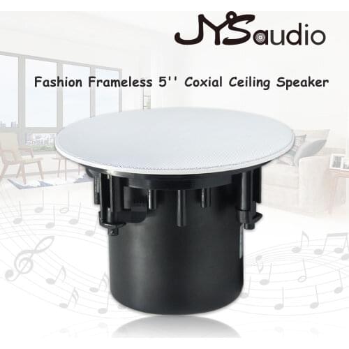5-inch Coxial Ceiling Speaker In-wall Flush Stereo Speakers Suitable Home Theater Store and Music Restaurant Speakers