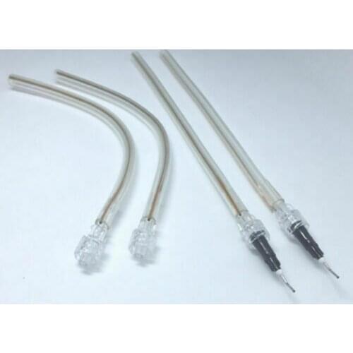 50pcs/Lot Dental Disposable Saliva Ejector Aspirator Suction Pre-Bent Syring NeedleTips