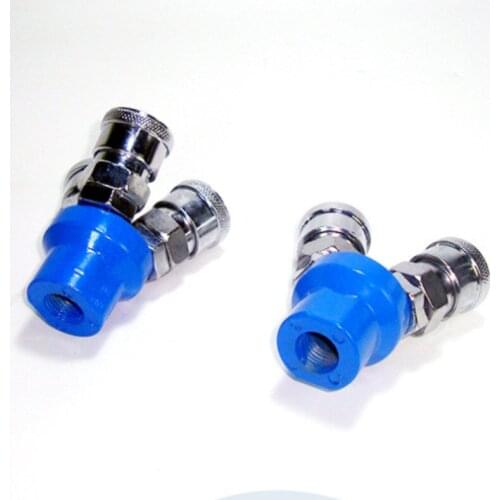 C Type Coupler Manifold Multi Splitter Pump Tool Compressor Fittings 1/4 Quick Connector Air Gas Distributor Pneumatic Fitting