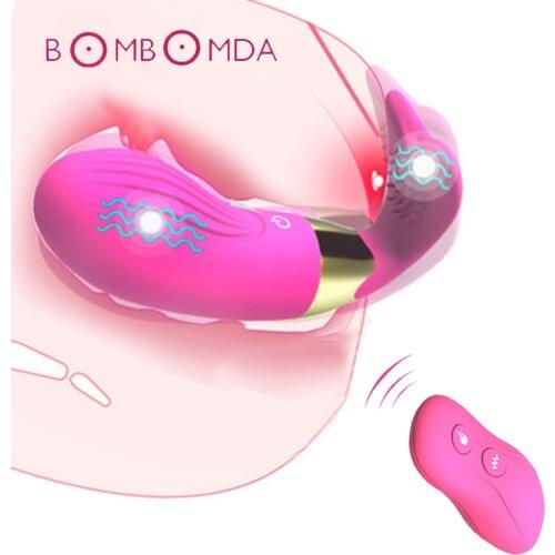 Wearable Heating Dildo Vibrator For Women Remote Control Panties Sex Toys Clitoral Stimulator Invisible Strapless Strap on Dildo
