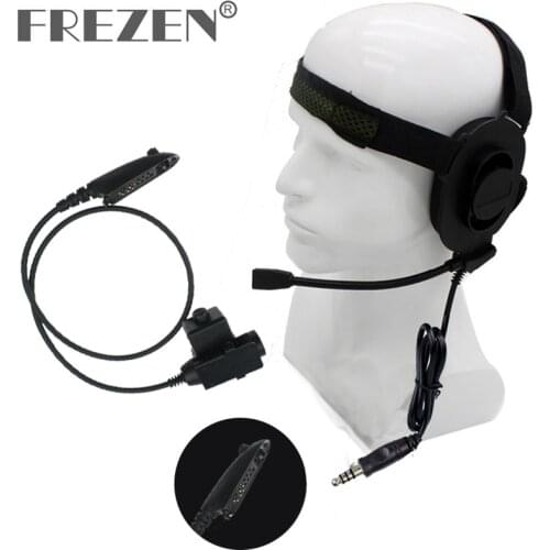 HD01 Z tactical Bowman Elite II Headset With U94 Adapter Z113 Standard Version PTT For Motorola GP140 GP320 GP328 Radio