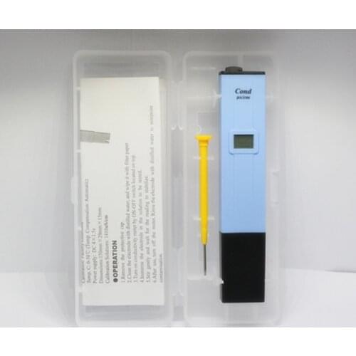10~1990us/cm Pen Type EC Tester LCD Electrical Conductivity Meter Cond Tester With ATC For Water Factory Experiment