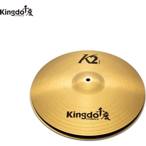 Kingdo K2 series Cheap practice 14"hihat cymbals for drums
