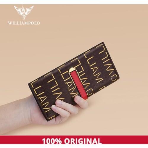 RFID Leather Wallet For Women Fashion Hand Wallet High Grade Large Capacity Mobile Phone Bag Multi Function Card Holder