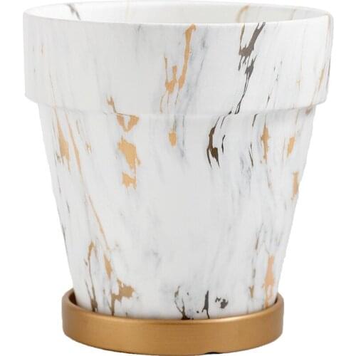 International basin water transfer printing gold ceramic art personality small fresh Nordic simple style with tray lvluo large