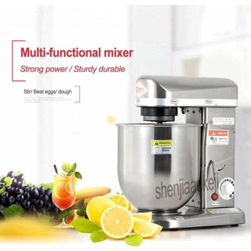 Multifunctional Commercial mixer 3 in1 mixing machine Stainless steel beat eggs /stiring /cream /dough machine 220v (50hz/60hz)