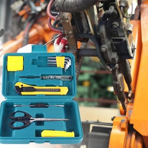 11Pcs/Set 7011A Car Repair Tools Kit Mixed Hardware Tools Universal Emergency Tools Set Hardware Tools Set for Home Vehicles