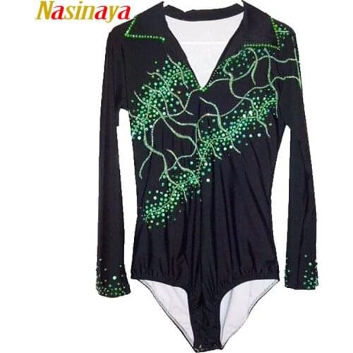 Nasinaya Boys Man Figure Skating Performance Clothing Customized Competition Ice Skating Leotard Kids Patinaje Gymnastics 14