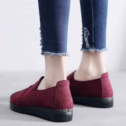 New Classic Spring New Lazy One Foot Casual Womens Shoes Breathable Cloth Shoes Womens Shoes Fashion Flat Tide