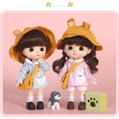 Ob11 doll clothes Rabbit rabbit bear kindergarten suit Molly baby clothes GSC body 12 points BJD