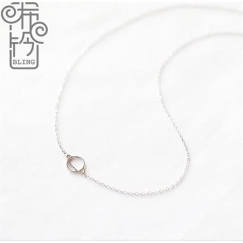 Season Gate 925 Sterling Silver Chain Star Personality Fashion Necklace for women SN070
