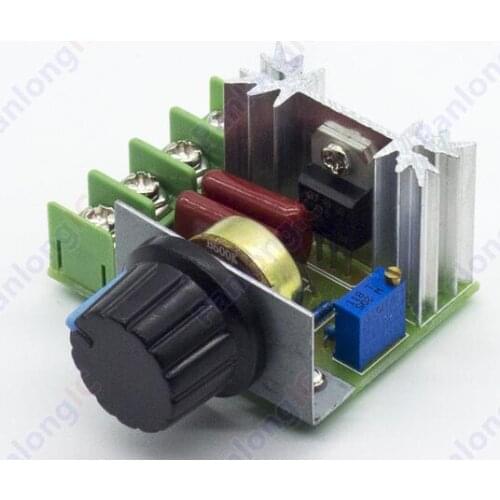 AC 220 V 2000 W SCR Voltage Regulator Dimming Dimmers Speed Thermostat Controller