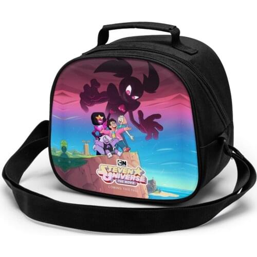 Steven Universe Lunch Bag New Thermal Insulated Lunch Box Tote Cooler Handbag Bento Pouch Dinner School Childrens meal bag