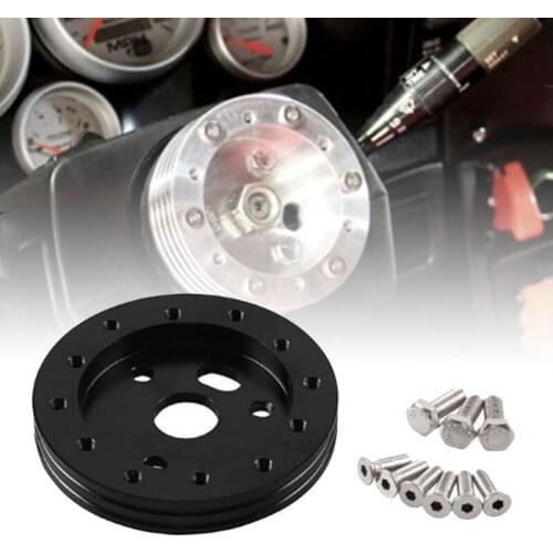 Universal 0.5in Aluminium Alloy Steering Wheel Pad High 6 Hole To 3 Holes Hub Spacer For Adapter High Quality Car Accessories