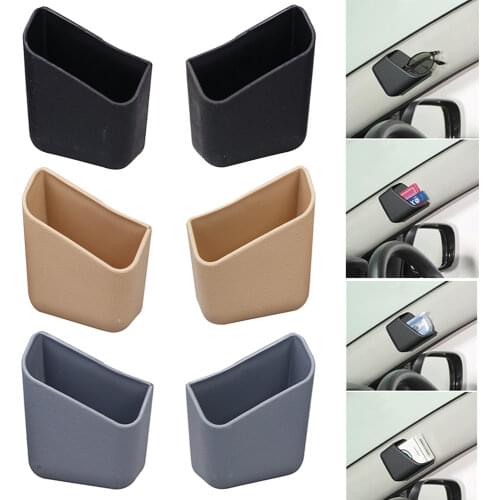 2Pcs Universal Car Auto Accessories Glasses Organizer Storage Box Holder 3 Colors Car Styling Accessories