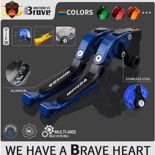 For SUZUKI DL1000/V-STROM/XT 2002-2019 2018 2017 VSTROM V STROM Motorcycle Adjustable Folding Extendable Brake Clutch Levers