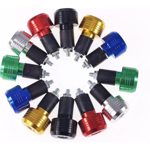 Motorcycle Handle Bar End Weight Handlebar Grips Cap Anti Vibration Silder Plug For Yamaha Kawasaki honda Dirt Bike Parts