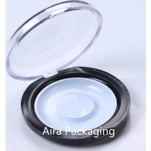 30pcs/lot Round Empty High Class Eyelashes Containers Acrylic Empty Eye Makeup Case DIY High-end Eyelashes Packing Box