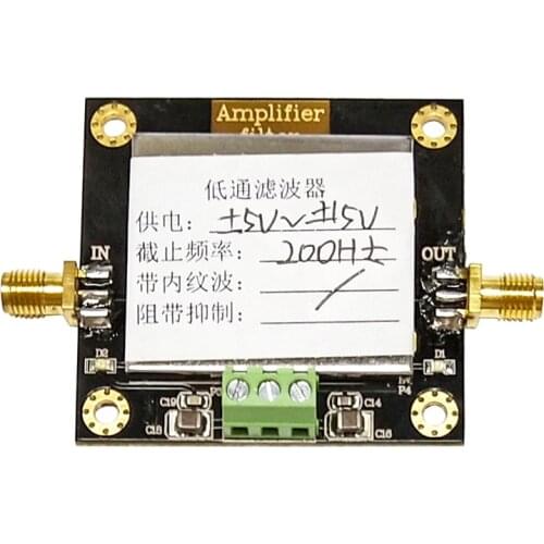 4-order Filter Module Band-pass Low-pass High Pass Custom LC Filter Circuit Frequency Band 1MHz Signal Filtering