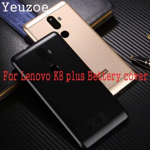5.2" Housing Case For Lenovo K8 Plus Battery Back Cover With Camera Lens Without Power Volume Buttons K8Plus with logo