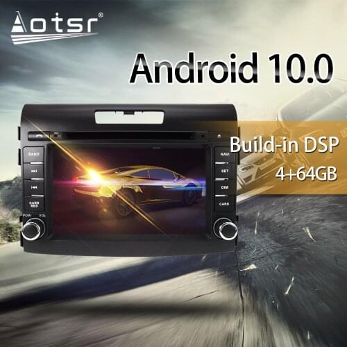For Honda CRV 2012-2016 Car Multimedia Radio Player Stereo Screen Android 10.0 DSP 7” IPS screen Audio GPS Navigation head unit