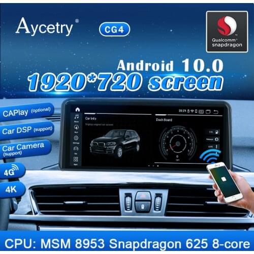 IPS Android 10.0 64G Auto GPS Radio for BMW X1 F48 2016 2017 2018 NBT System Navigation Glonass Original Steer wheel no DVD