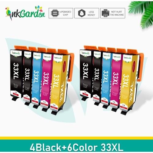 2-12 Pcs Ink Cartridge for Epson 33XL T3351 T3361 T3362 T3363 T3364 Expression Premium XP 630 635 640 645 830 900 XP7100 Printer